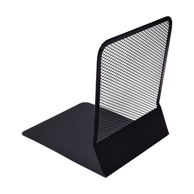 Держатель (ограничитель) подставка для книг, металл, черный 16.8×15.1 см