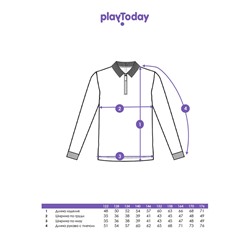 Джемпер трикотажный с воротником поло для мальчиков