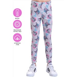 Брюки модель "леггинсы" д/дев Juno SS22GJ550 LEGGINGS серый меланж