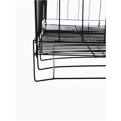 УЦЕНКА Клетка для собак 70×50×60 см, чёрная