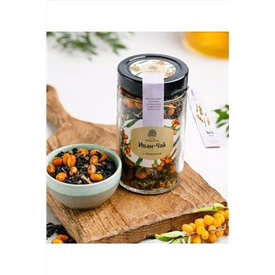 Иван-чай с облепихой, стекло 70г ЭКОПРОДУКТЫ, 1183562
