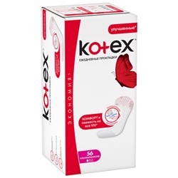 Ежедневные прокладки Kotex, ультратонкие, 56 шт.