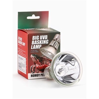 Лампа для террариума UVA+UVB NomoyPet, 25 Вт, цоколь Е27