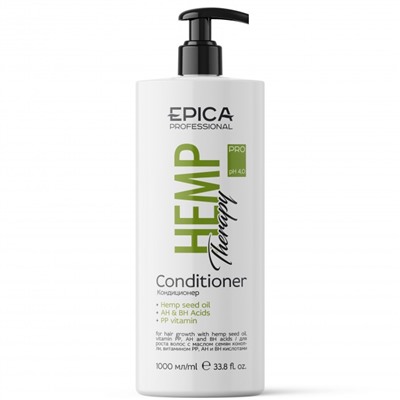 EPICA Кондиционер для роста волос Hemp Therapy Organic 1000 мл