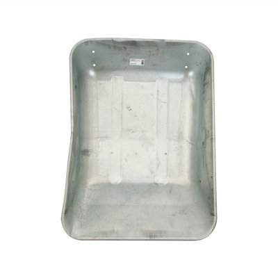 УЦЕНКА Тачка садовая, одноколёсная: груз/п 80 кг, объём 65 л, красные ручки