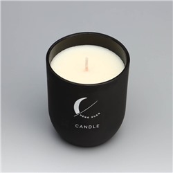 Свеча ароматическая Home Fragrance, одеколон, чёрная, 7×8 см