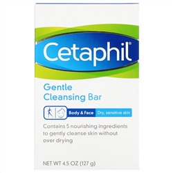 Cetaphil, мягкое очищающее средство, 127 г (4,5 унции)