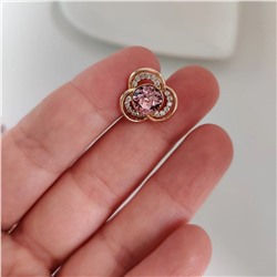 Брошь-значок с кристаллами Swarovski