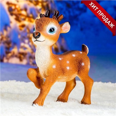 Садовая фигура из полистоуна «Оленёнок Бэйб», 30×12×22 см