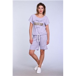 Костюм женский с шортами 299 (Лавандовый)