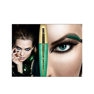 MANLEY Тушь для ресниц "Объем миллиона ресниц Feline Взгляд кошки", для объема и разделения