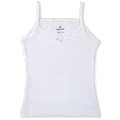4546-01 Майка для девочки белая (BAYKAR)