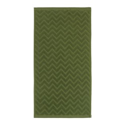 Полотенце махровое LoveLife Zig-Zag, 70×130 см, цвет тёмная трава, 100% хл, 450 г/м²