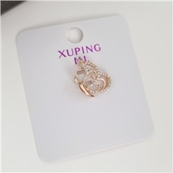 Кулон коллекция "Xuping ML" покрытие позолота, вставка: фианиты,049, арт.001.957