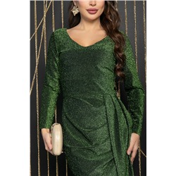 Платье Вау-эффект (зеленое) П11981