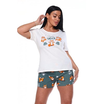 Пижама 6035 (Молочный)