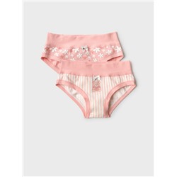 Трусы трикотажные для девочек, 2 шт в комплекте