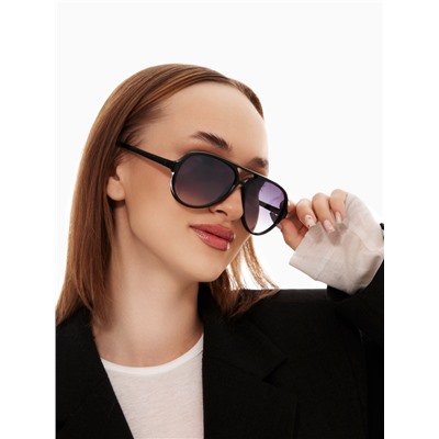 Очки солнцезащитные OneSun, UV 400, линза 5.5×6 см, дужка 14 см, ширина 14 см, чёрные