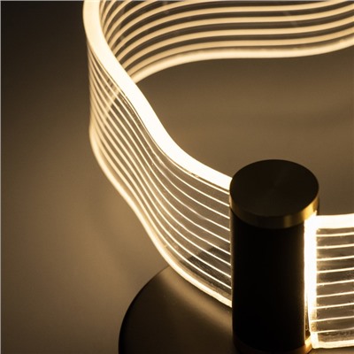 Бра «Сердце» LED 8 Вт 3000-6000К черный 25×20×6 см