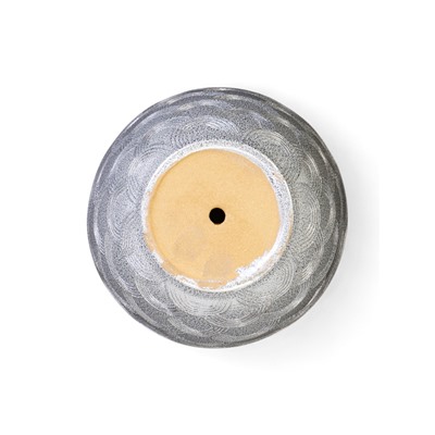 Горшок для цветов «Узор», 2.4 л, d=17.5 см, h=18.5 см, керамический, с поддоном