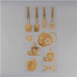 Наклейка интерьерная «Утро», золото, 70×30 см