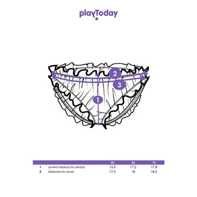 Плавки детские трикотажные для девочек