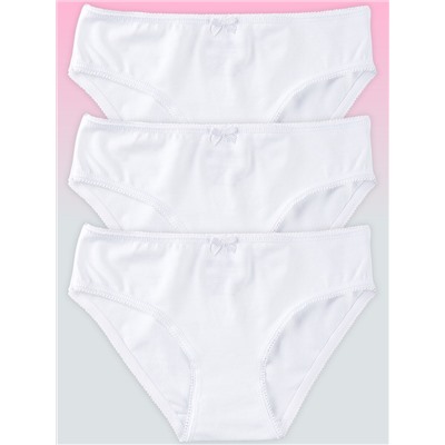 5640-01 Трусы для девочки белые (BAYKAR)