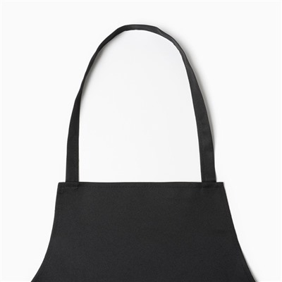 Фартук «Экономь и Я», чёрный, 65×75 см, 100% п/э