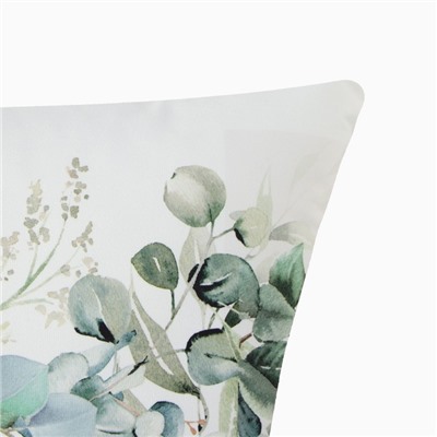 Подушка декоративная «Этель. Листья», 60×40 см, велюр