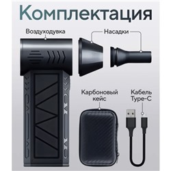 Воздуходувка аккумуляторная с карбоновым кейсом