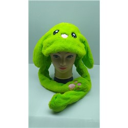 шапка зайка