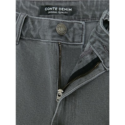 Актуальная коллекция CONTE CON-846 Джинсы mom в пепельном оттенке