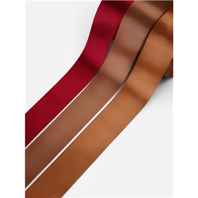 Атласная лента, набор 3 шт. «Вечерний», 40 мм, 23±1 м