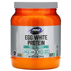 Now Foods, Sports, Egg White Protein, Protein Powder, 1.2 lbs (544 g)