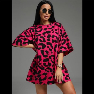 Футболка Ирбис (Малина)