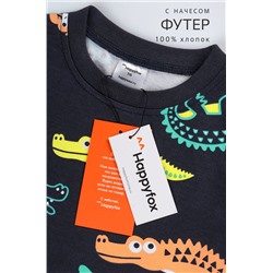 Пижама из футера с начесом для мальчика Happyfox