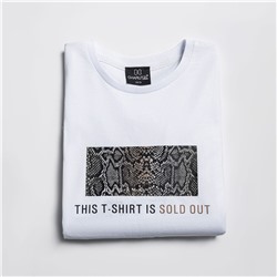 Футболка свободной посадки, Модная перезагрузка (белая)