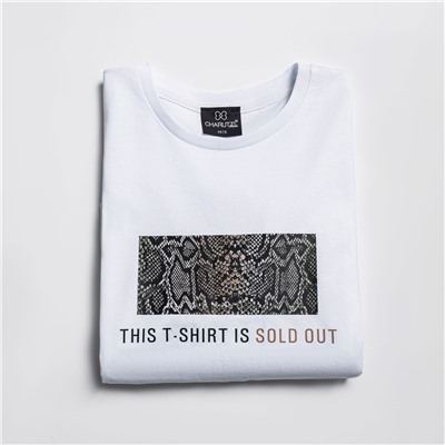 Футболка свободной посадки, Модная перезагрузка (белая)