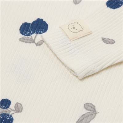 Боди с длинным рукавом «Крошка Я», размер 62-68, молочное