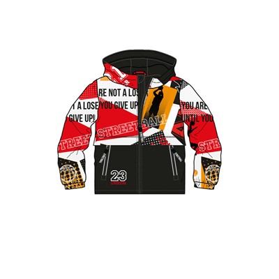 Куртка текстильная с полиуретановым покрытием для мальчиков (ветровка)