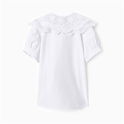 Блузка для девочек, цвет белый, рост 146 см