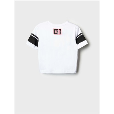 Фуфайка трикотажная для девочек (футболка)