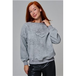 67189 толстовка женская (Серый-винтаж)