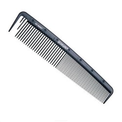 Dewal Расческа рабочая для волос / Nano СО-65, 19,5 см, пластик, черный 2360