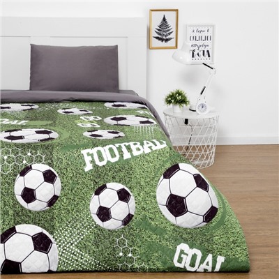 Покрывало 1.5-спальное «Этель. Футбол», 145×210 см, микрофибра