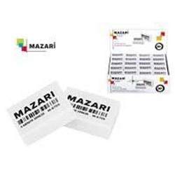 Ластик "МЯГКИЙ/SOFTY" белый, синтетический каучук 25х18 мм M-6755 Mazari