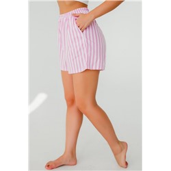 Шорты женские домашние Ж-1 (Розовая полоска)