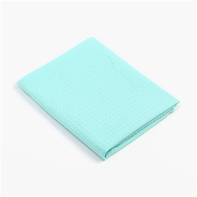 Полотенце вафельное «Экономь и Я», 50×90 см,100% хлопок, 200 г/м², небесный