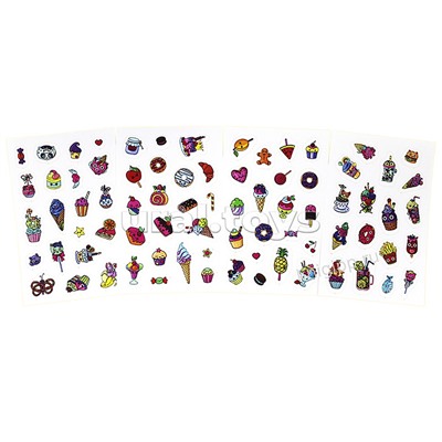 Набор наклеек "Забавные липучки" Милашки-мордашки