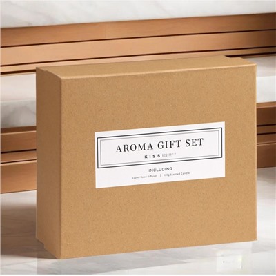 УЦЕНКА Набор подарочный: диффузор 120 мл, свеча аром., 120 г, Английская груша и фрезия